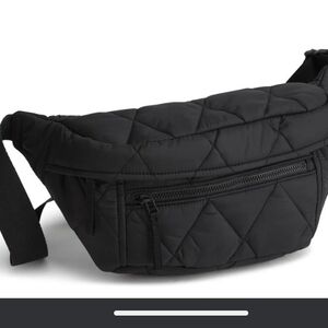 Vera Bradley Black Quilted Mini Bag